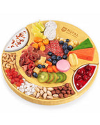 Cheese Board Set, Round Royal Craft Wood