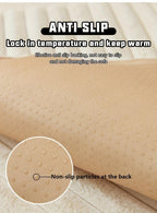 Luxurious Rabbit Fur Sofa Slipcover | Non-Slip Light Grey for dog use topspet