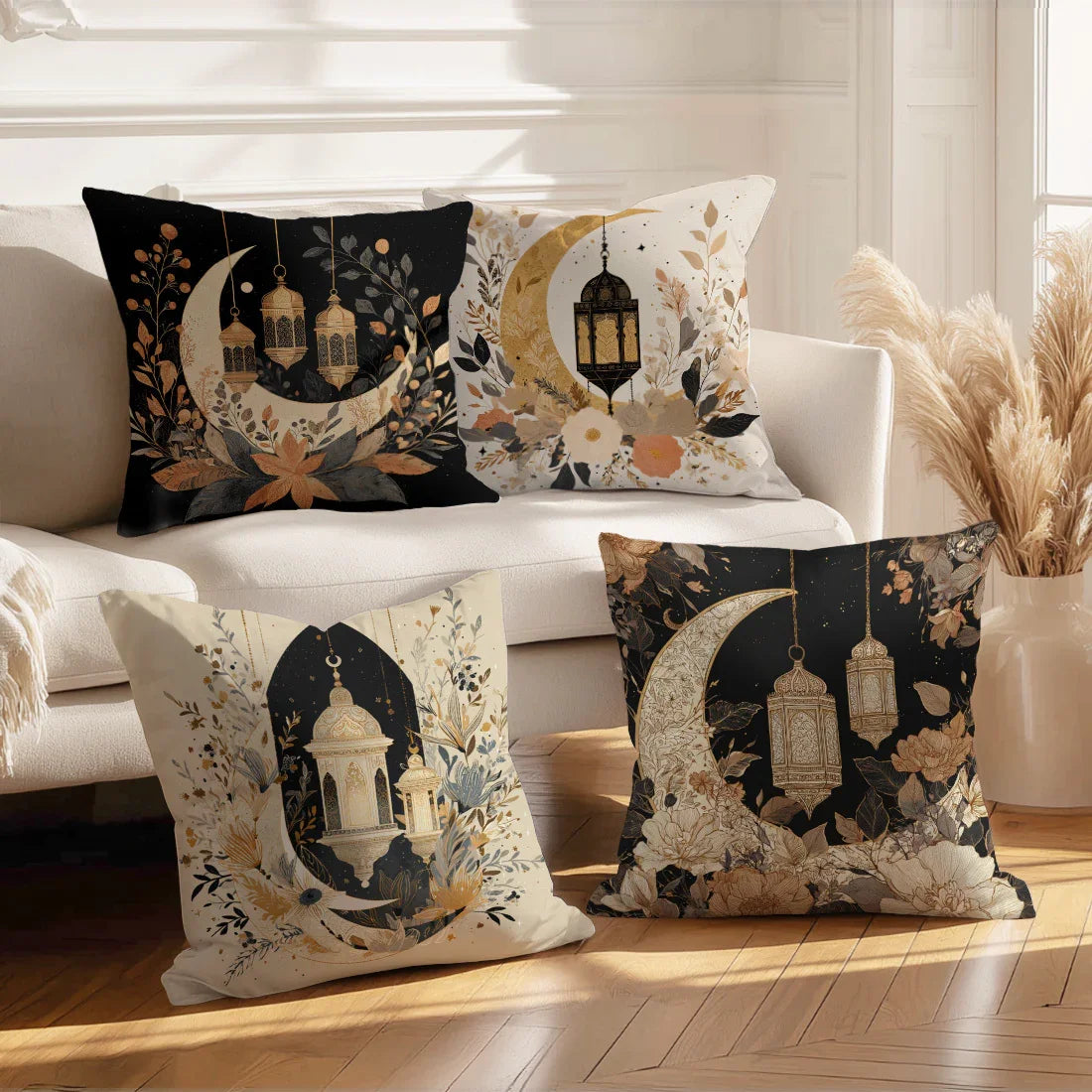 Pillow Covers - Crescent Printed Polyester 44.98cm