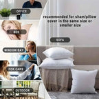 Pillow Covers - Festive Green White 4pcs