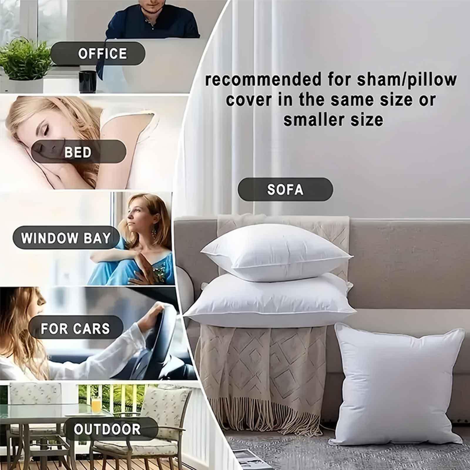 Pillow Covers - Festive Green White 4pcs