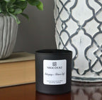 Nikki Duke Mahogany + Tobacco Leaf  8 oz Premium Soy + Coconut Candle Nikki Duke