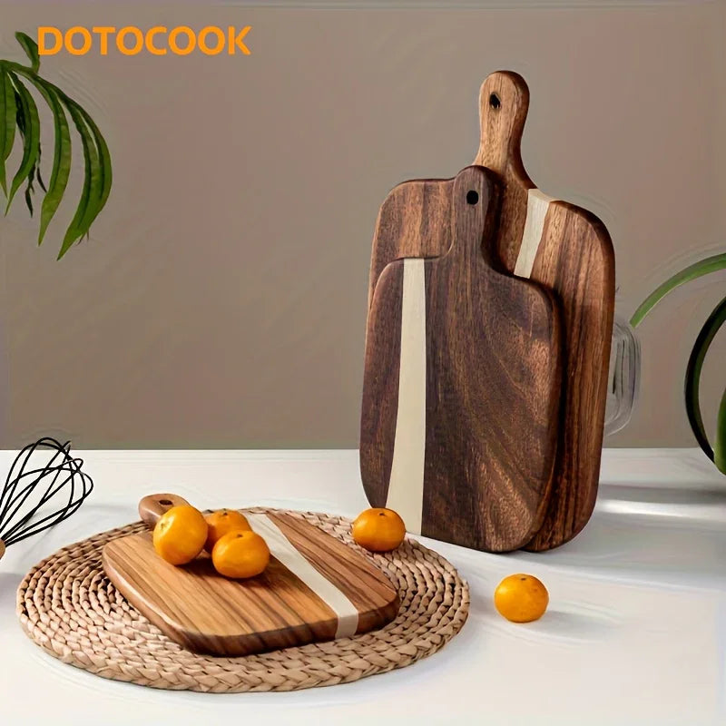 Cutting Board - Non-Porous Acacia Wood with Handle