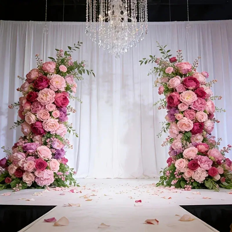 A Selection of High-rated Artificial Two-tone Peony Bouquets - Lifelike Flowers for Outdoor Decor, Home... - House Of Avana