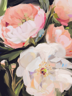 A Soft Blooming Art Print – Gentle & Serene Wall Decor