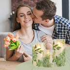 A Set of Flameless Candles, Flickering Led Pillar Candles, with a 10-button Remote Control. They Feature... - House Of Avana