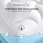 Cooling Mattress Pad White for Hot Sleepers