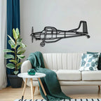 A185f Metal Aircraft Wall Art - Ncp0512, detail shot - House Of Avana