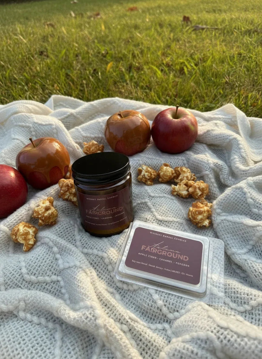 Autumn Fairground 2.4oz Wax Melt Whiskey Barrel Candles