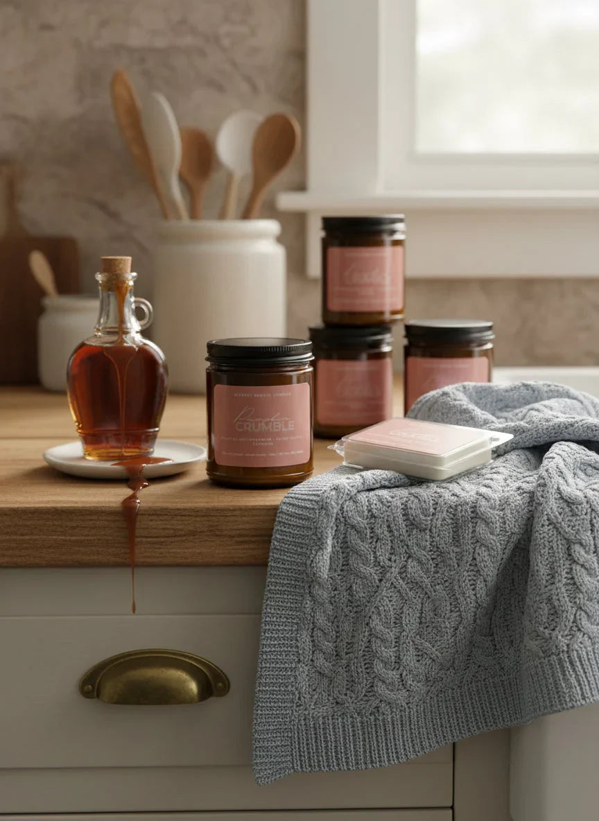 Pumpkin Crumble 2.4oz Wax Melt Whiskey Barrel Candles