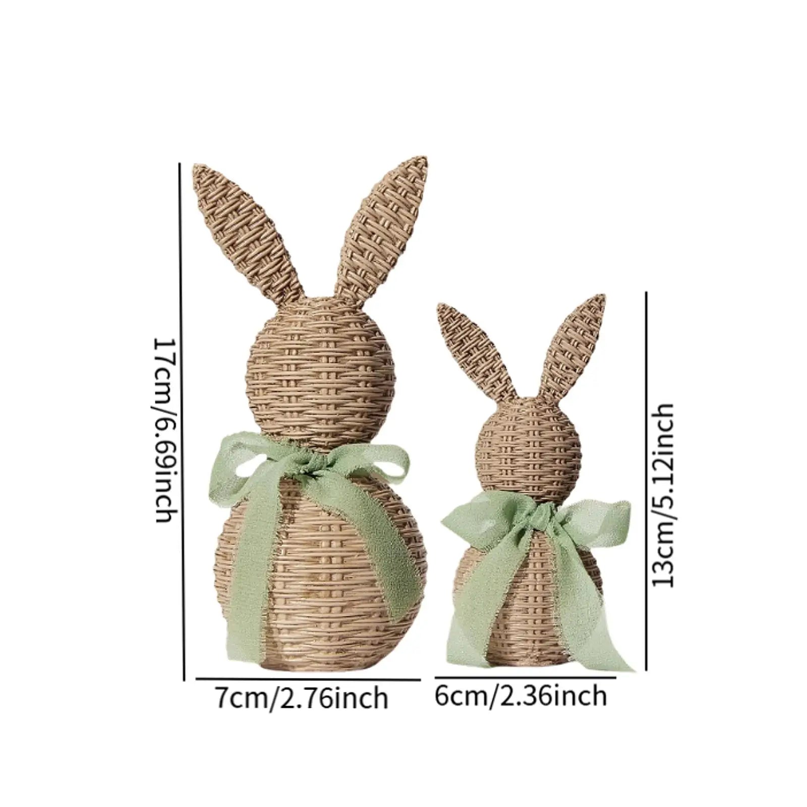 Ornament - Decorative Woven Rabbit