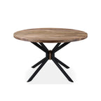 Root Sheesham Wood Round Dining Table