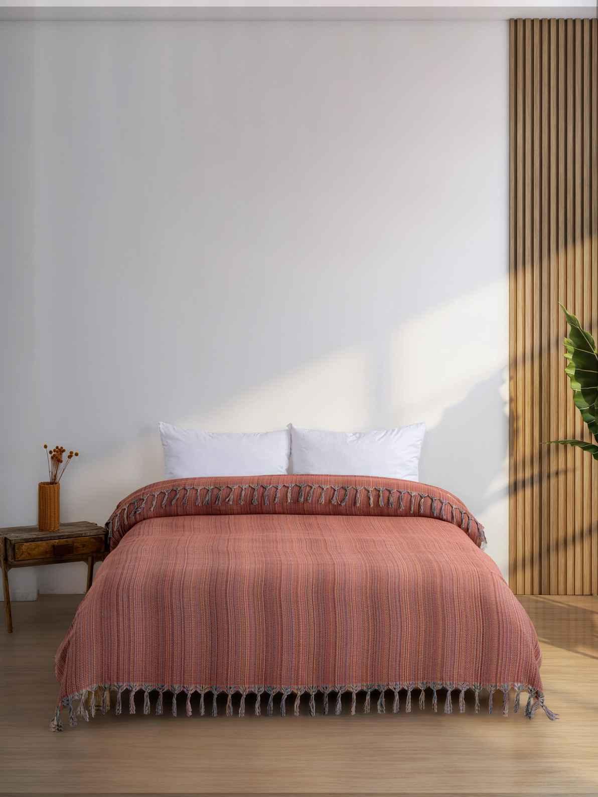 Ala King Size Blanket, top view - House Of Avana