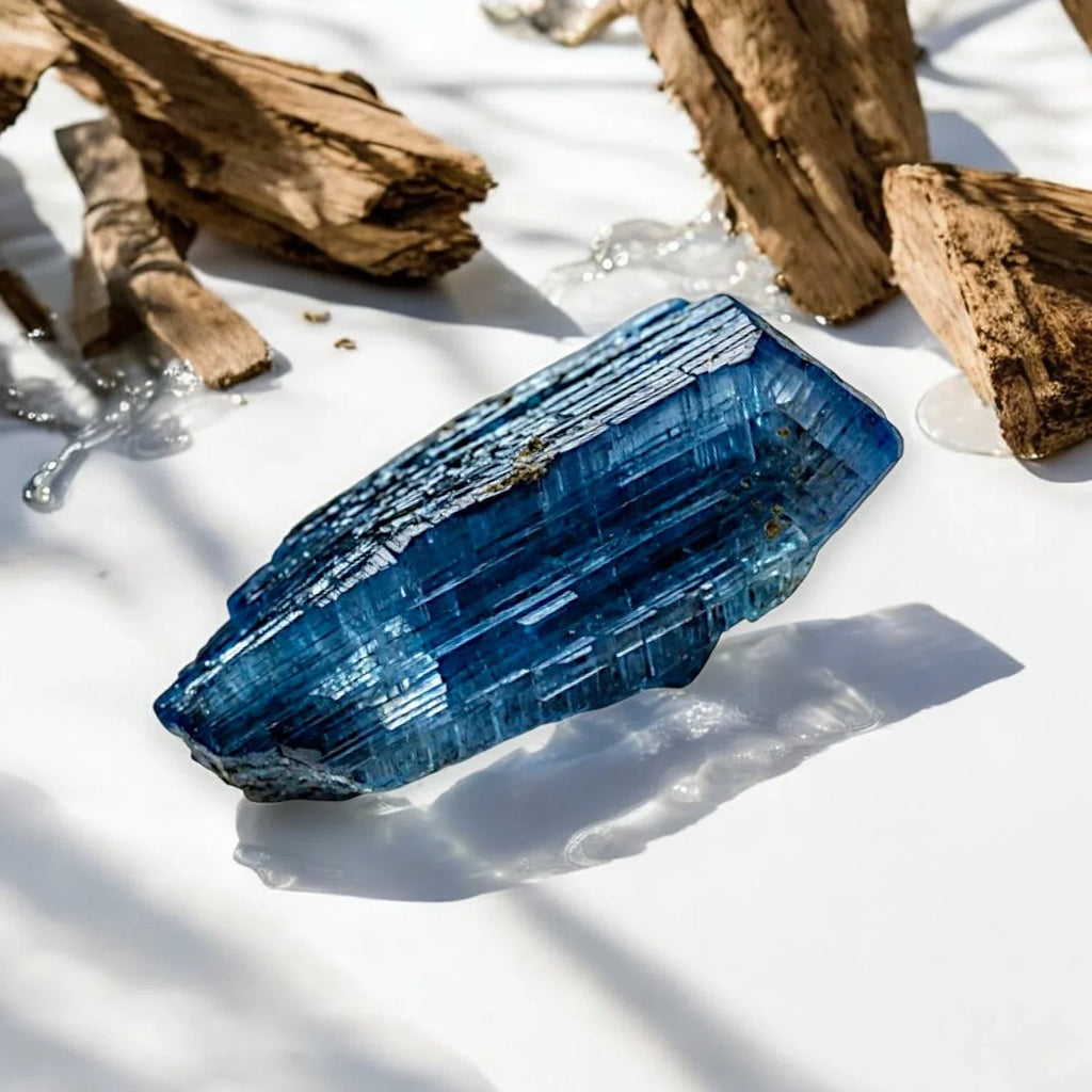 Amber Tides, Premium Coconut-Soy Wax Tea Light Crystal Candle, 1oz - House of Avana