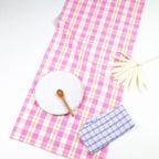 Archive NY Abigail Plaid Runner in Bubblegum Archive New York