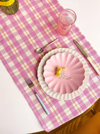 Archive NY Abigail Plaid Runner in Bubblegum Archive New York