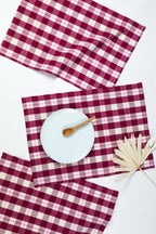 Abigail Plaid Placemat Set Archive New York