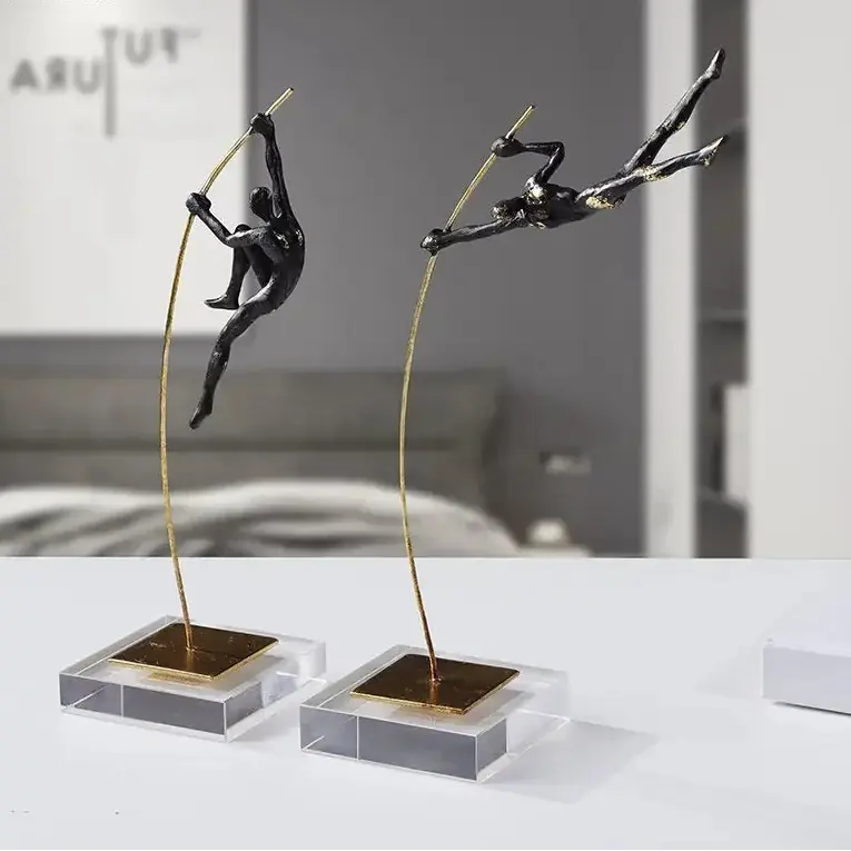 Creative Gymnastic Figure Statue Desk Decoration Acrobat Character Resins Sculpture Crafts Ornaments... - House Of Avana