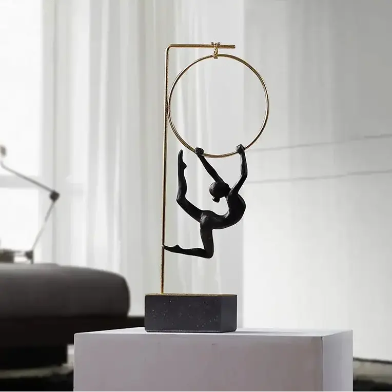 Creative Gymnastic Figure Statue Desk Decoration Acrobat Character Resins Sculpture Crafts Ornaments... - House Of Avana