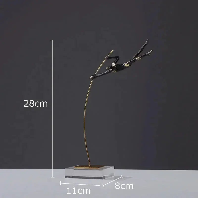Creative Gymnastic Figure Statue Desk Decoration Acrobat Character Resins Sculpture Crafts Ornaments... - House Of Avana