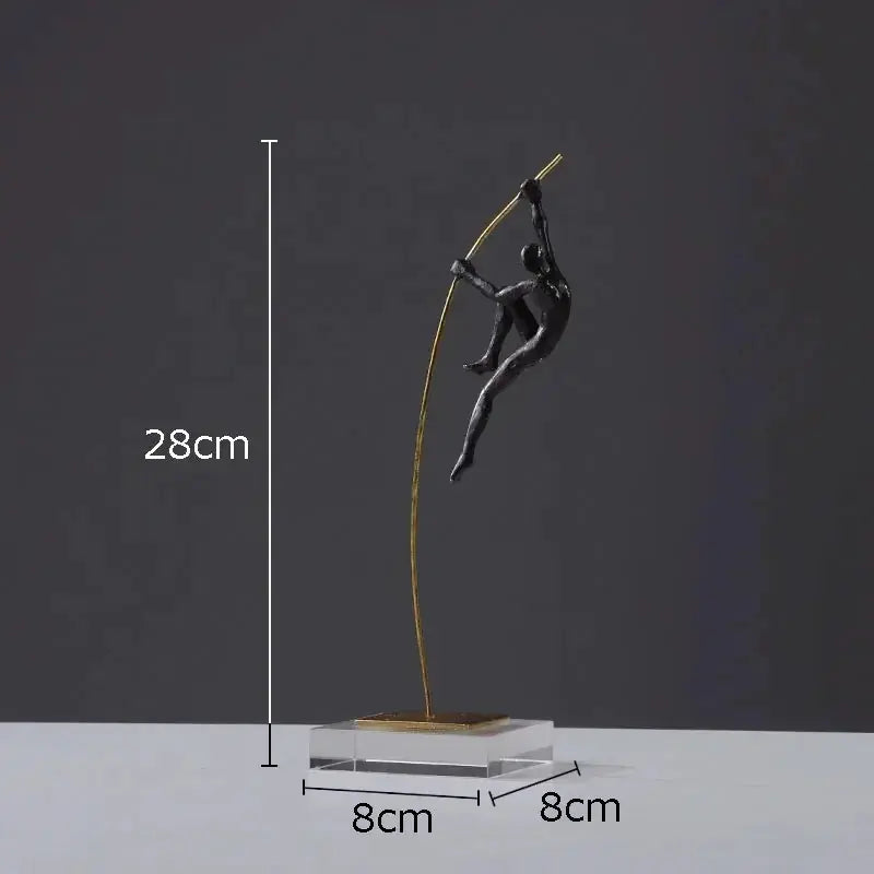 Creative Gymnastic Figure Statue Desk Decoration Acrobat Character Resins Sculpture Crafts Ornaments... - House Of Avana