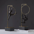Creative Gymnastic Figure Statue Desk Decoration Acrobat Character Resins Sculpture Crafts Ornaments... - House Of Avana