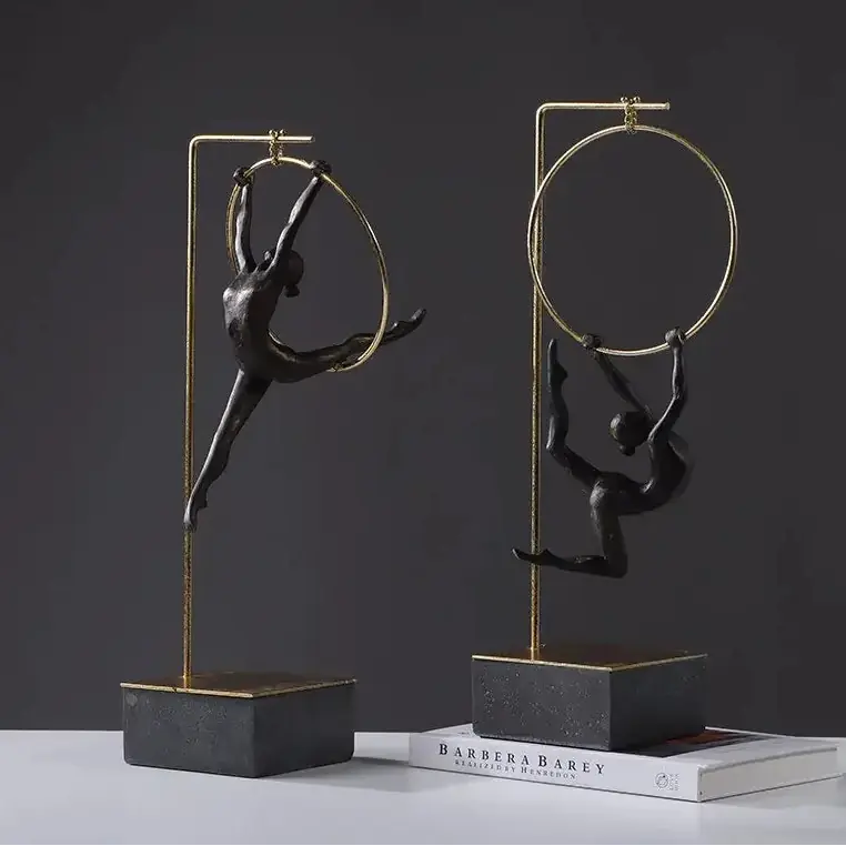 Creative Gymnastic Figure Statue Desk Decoration Acrobat Character Resins Sculpture Crafts Ornaments... - House Of Avana