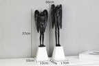 Headless Angel Abstract Figures Sculpture Ornaments Desk Decoration Cast Iron Angel Character Statue Crafts Modern Home Decor - House Of Avana