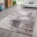 Abstract Area Rug Mero Artful Colors in Beige Grey, lifestyle image - House Of Avana