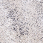 Abstract Area Rug Mero Artful Colors in Beige Grey, top view - House Of Avana