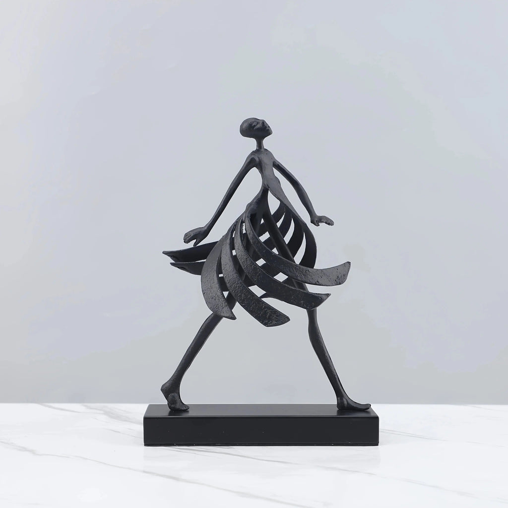Abstract Sculpture - White Marble Goddess Figure, angled view - House Of Avana
