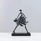 Abstract Sculpture - White Marble Goddess Figure, angled view - House Of Avana