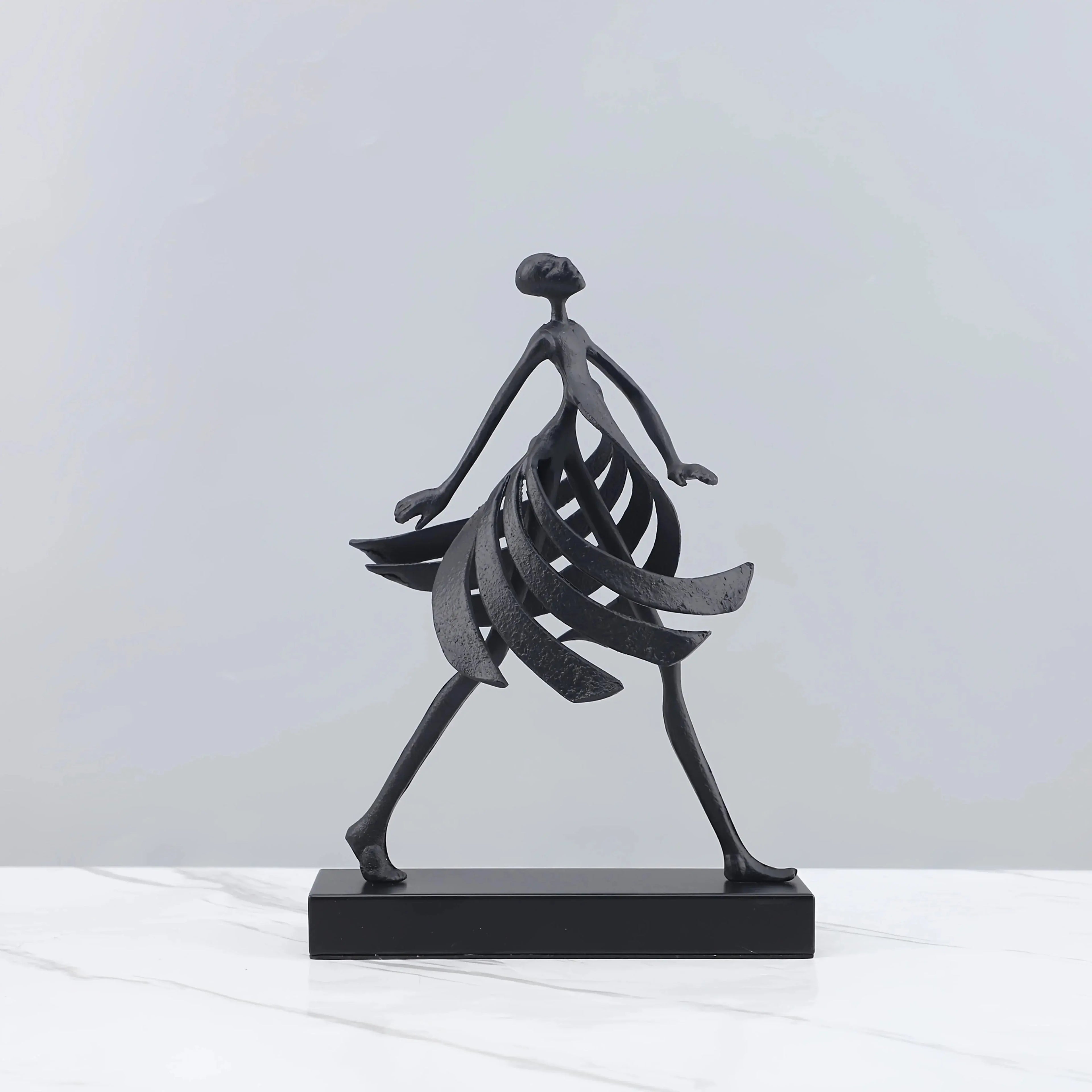 Abstract Sculpture - White Marble Goddess Figure, angled view - House Of Avana