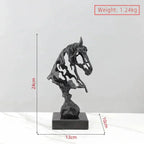 Abstract Hollow Horse Head Sculpture – Modern Metal Home Decor | Horse Sculpture | product view 21 | Abstract home decor | House of Avana