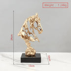 Abstract Hollow Horse Head Sculpture – Modern Metal Home Decor | Horse Sculpture | detail view | Abstract home decor | House of Avana