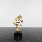 Abstract Hollow Horse Head Sculpture – Modern Metal Home Decor | Horse Sculpture | lifestyle | Abstract home decor | House of Avana