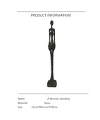 Large Bronze Sculptures Handmade Famous Decoration Statue Living Room Home Decor Accessories Abstract Figurines for Interior - House Of Avana