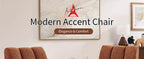 Accent Chair - Sherpa Beige Wooden Legs, side view - House Of Avana