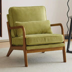 Accent Chair - Blue White Striped Upholstered, texture detail - House Of Avana