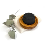 Activated Charcoal Bar Face Soap - Blackbird, front view - House Of Avana