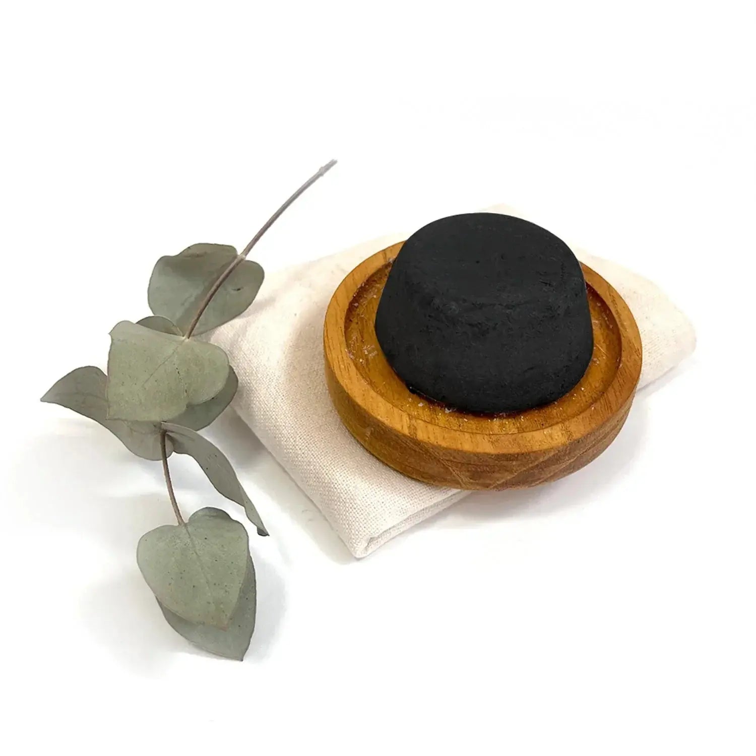 Activated Charcoal Bar Face Soap - Blackbird, front view - House Of Avana