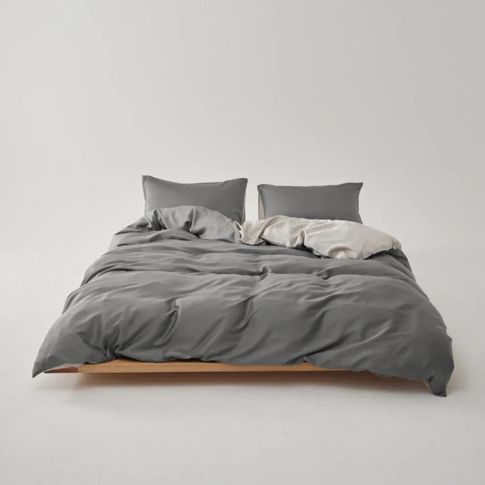 Adeline Pastel Silky Cooling TENCEL™ Bedding Set / Pink Ever Lasting