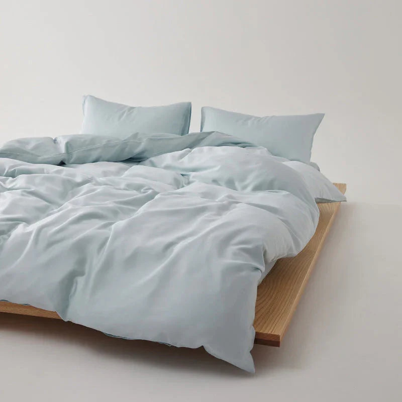 Adeline Pastel Silky Cooling TENCEL™ Bedding Set / Pink Ever Lasting