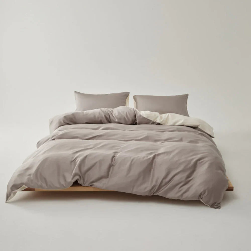 Adeline Pastel Silky Cooling TENCEL™ Bedding Set / Pink Ever Lasting