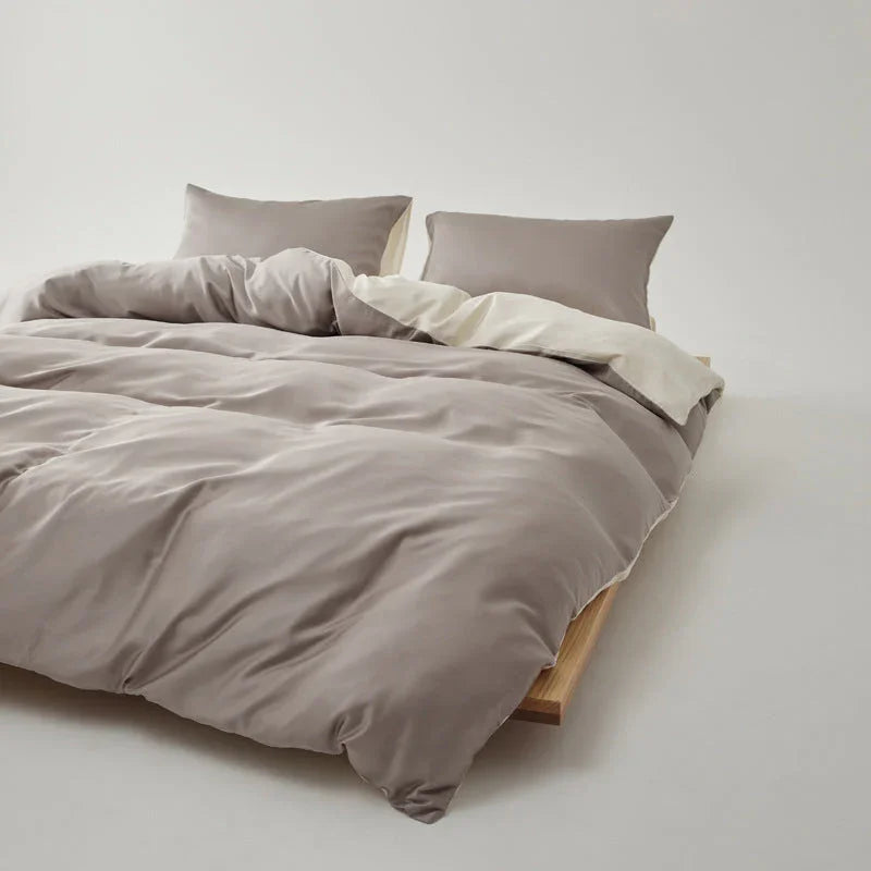 Adeline Pastel Silky Cooling TENCEL™ Bedding Set / Pink Ever Lasting