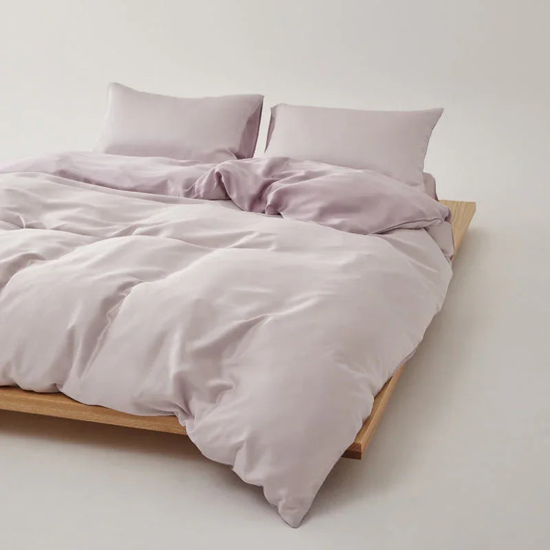 Adeline Pastel Silky Cooling TENCEL™ Bedding Set / Pink Ever Lasting