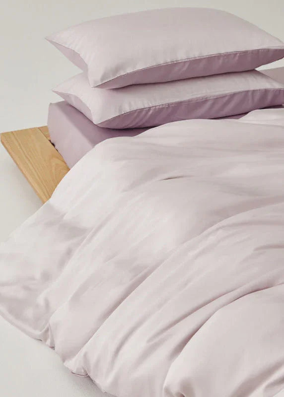 Adeline Pastel Silky Cooling TENCEL™ Bedding Set / Pink Ever Lasting