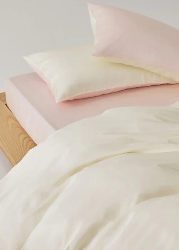 Adeline Pastel Silky Cooling TENCEL™ Bedding Set / Pink Ever Lasting