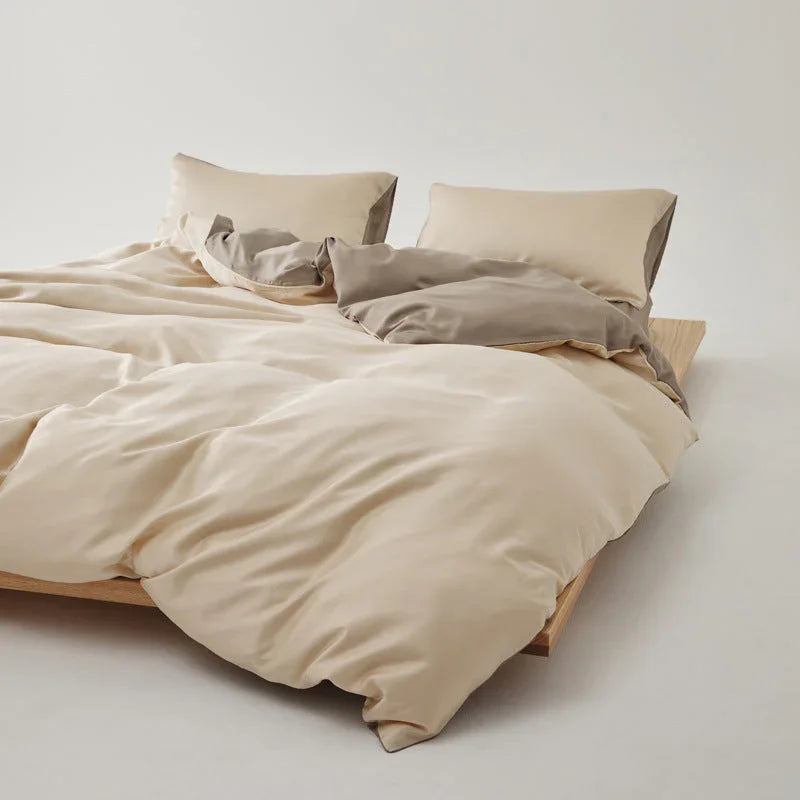 Adeline Pastel Silky Cooling TENCEL™ Bedding Set / Pink Ever Lasting