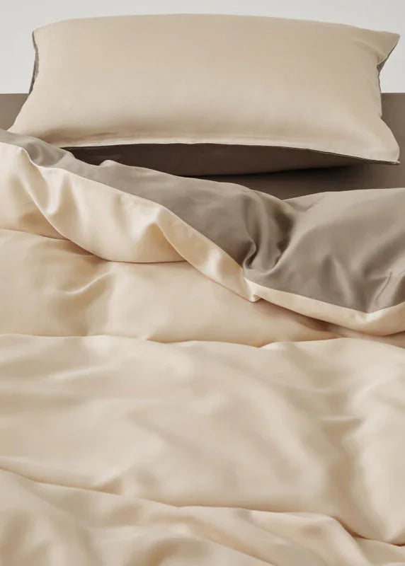 Adeline Pastel Silky Cooling TENCEL™ Bedding Set / Pink Ever Lasting